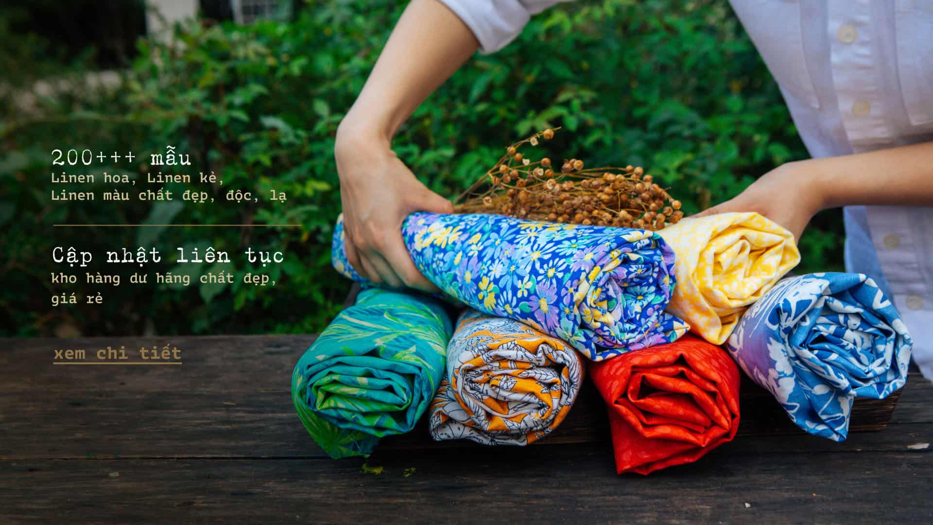 Vải linen hoa – Nét đẹp thơ mộng và tinh tế! 